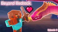 MINECRAFT: BEYOND BEDROCK - TAMING A DRAGON! [S1;EP3] | LarpularMMOs & Femma