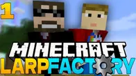 Minecraft LARP FACTORY 1 - INFINITE COBBLE (part 2)